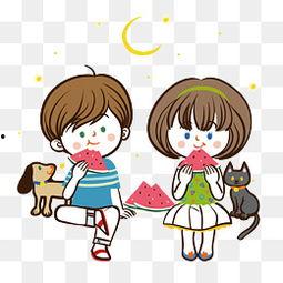 情侣动漫吃瓜照片,情侣动漫吃瓜照片背后的甜蜜故事