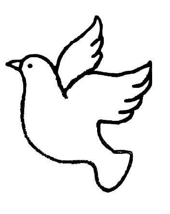 小鸟吃瓜简笔画